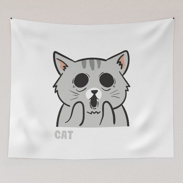 Item preview, Cat Kitten Cute Puns Catastrophic Funny designed and sold by VH-Gekko.