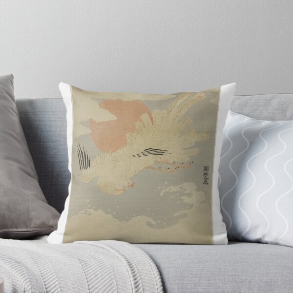 Item preview, Phoenix Flying Over Waves in front of Morning Sun designed and sold by woodblockmuseum.