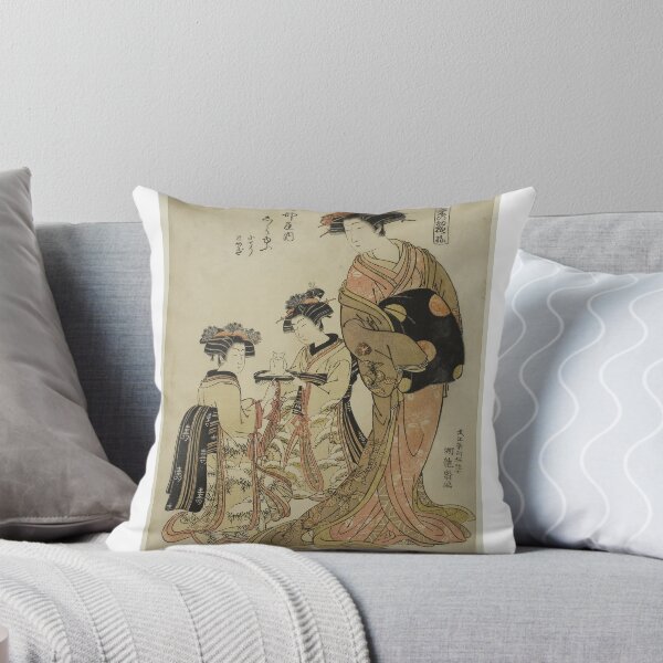Item preview, Shirayu of the Wakanaya, from the series "Models for Fashion: New Designs as Fresh as Young Leaves (Hinagata wakana no hatsu moyo)" designed and sold by woodblockmuseum.