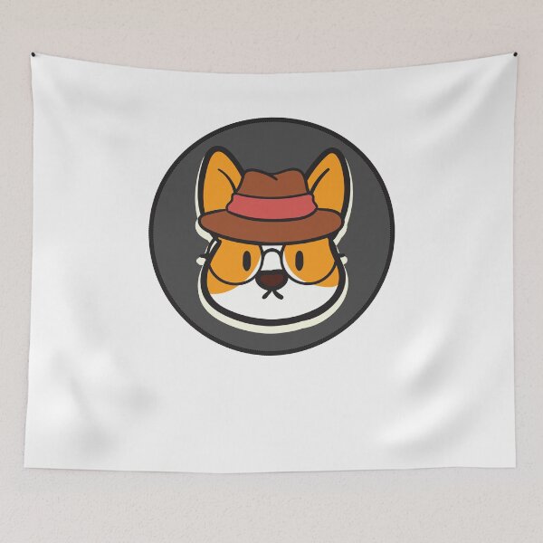 Item preview, Incorgnito Corgi with Eyeglass Dog Pun designed and sold by VH-Gekko.