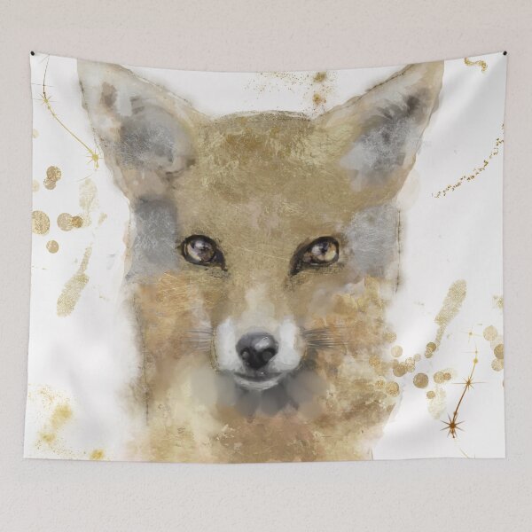 Item preview, Golden Forest Fox designed and sold by Sasha Art Gallery.