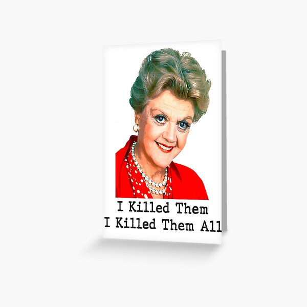 murder she wrote birthday card