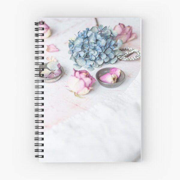 Item preview, Hydrangea and pink petals designed and sold by Tamsyn Morgans.