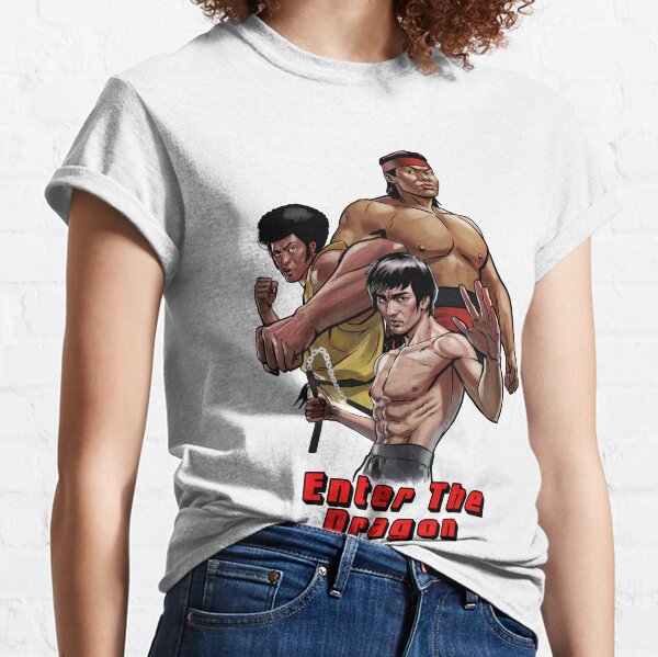 Mens Martial Arts Bruce Lee T-Shirt MMA Boxing Enter The Dragon Tao Jeet  Kune Do
