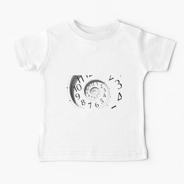 #clock, #watch, #deadline, #timer, #time, countdown, number, alarm clock, dial in, midnight, chronometer, accuracy, dial Baby T-Shirt