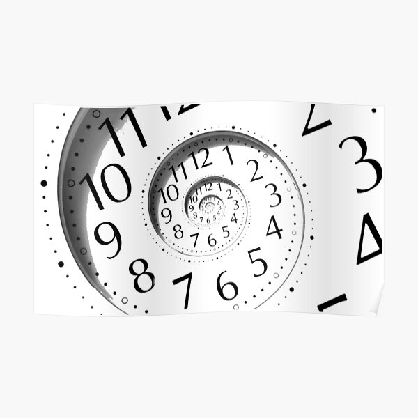 #clock, #watch, #deadline, #timer, #time, countdown, number, alarm clock, dial in, midnight, chronometer, accuracy, dial Poster