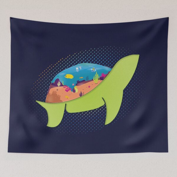 Item preview, On the Turtles Back designed and sold by PixelSamuel.