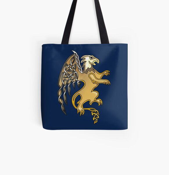 Celtic Knot Griffin All Over Print Tote Bag