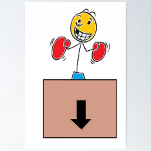Item preview, "Boxer In A Box" by AmberJoyLiem (In The Colors of Amber) designed and sold by AmberJoyLiem.