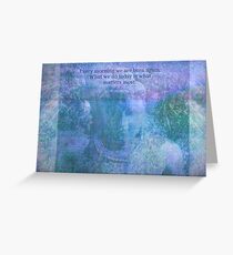 Buddha Born Again Quote Greeting Card