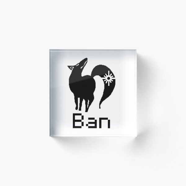 The Seven Deadly Sins Ban Fox - Pixel Art Acrylic Block