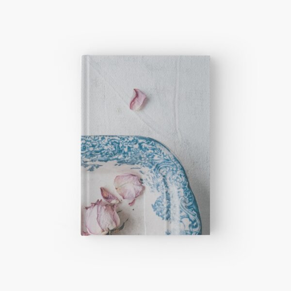 Vintage Bowl and Roses Hardcover Journal