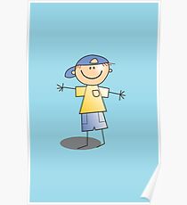 Boy in Cap by Chillee Wilson Poster