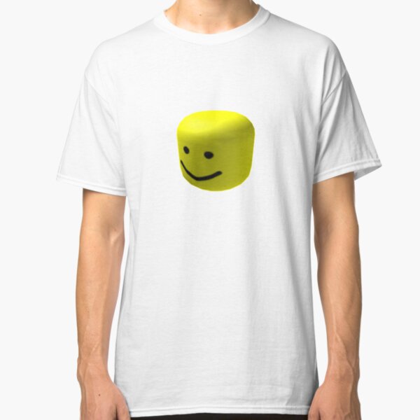 Roblox Head T Shirts Redbubble - ugly roblox noob roblox oof face hd png download