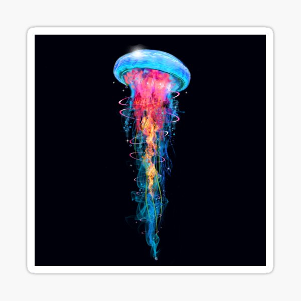 Super Jellyfish Sticker