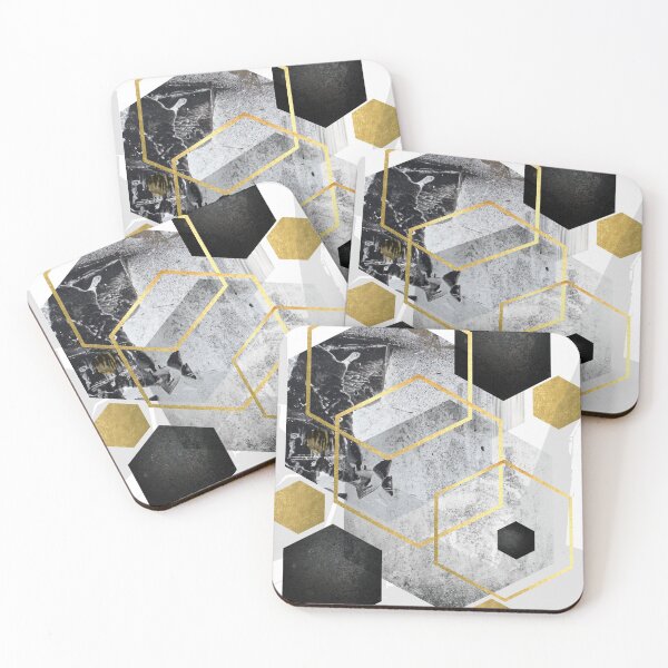 Item preview, Hexagonal Abstract designed and sold by UrbanEpiphany.