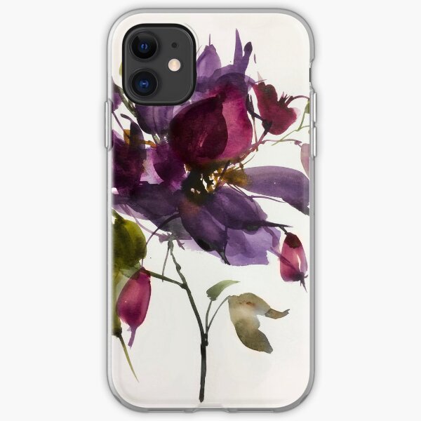 Clematis iPhone Soft Case
