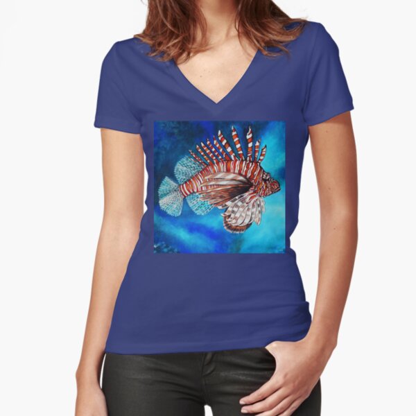 Fitted V-Neck T-Shirt