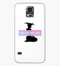 Stay Evil Doll Face Case/Skin for Samsung Galaxy