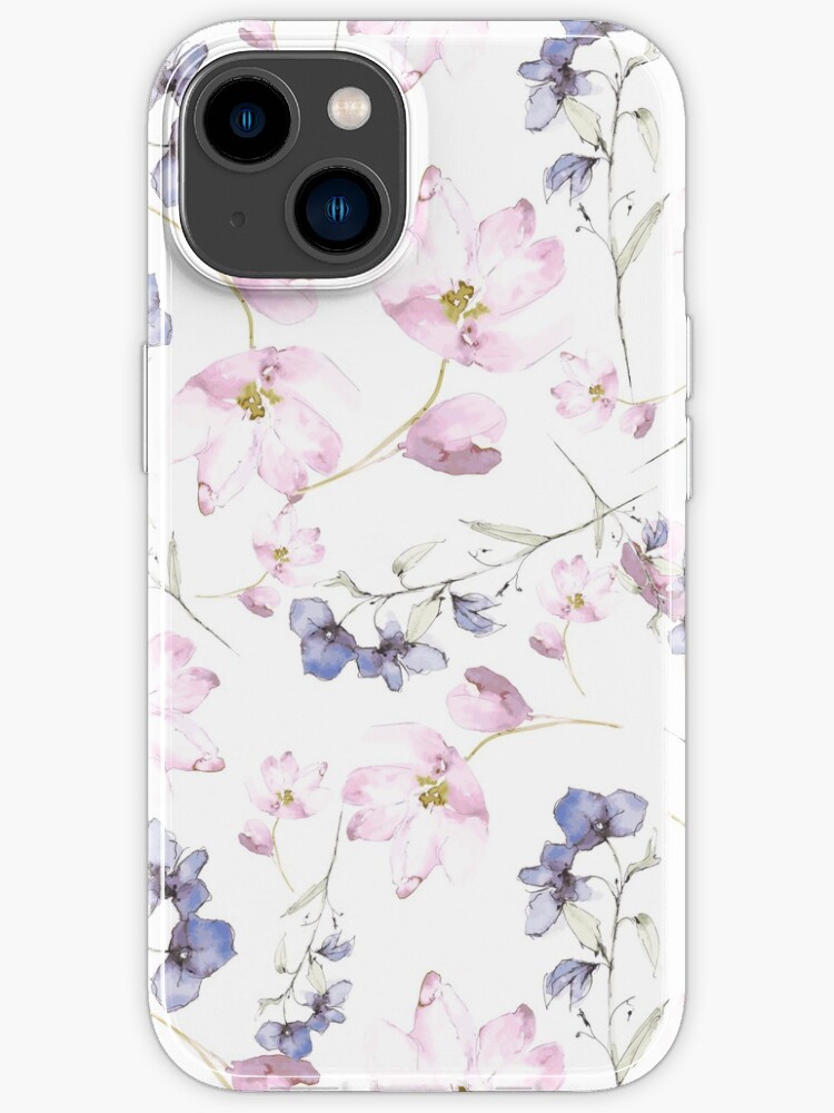 Watercolor Flowers Iphone Case For Sale By Welallmwel Redbubble