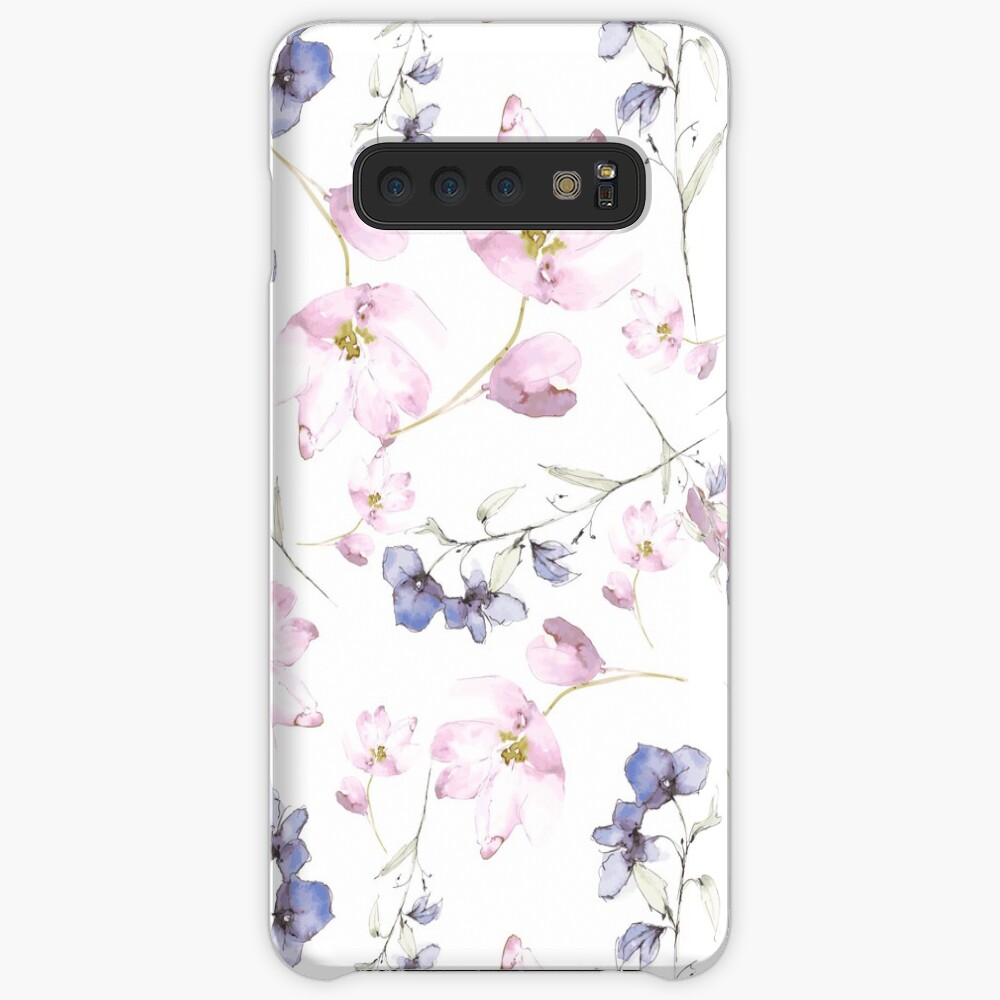watercolor flowers Case & Skin for Samsung Galaxy
