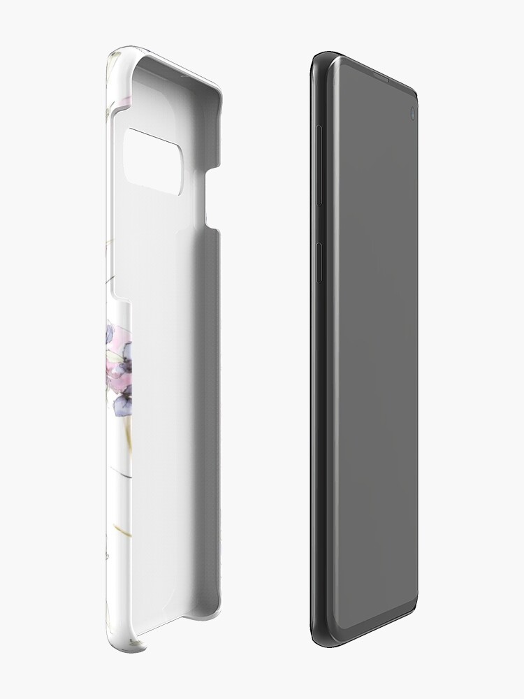 Alternate view of watercolor flowers Case & Skin for Samsung Galaxy