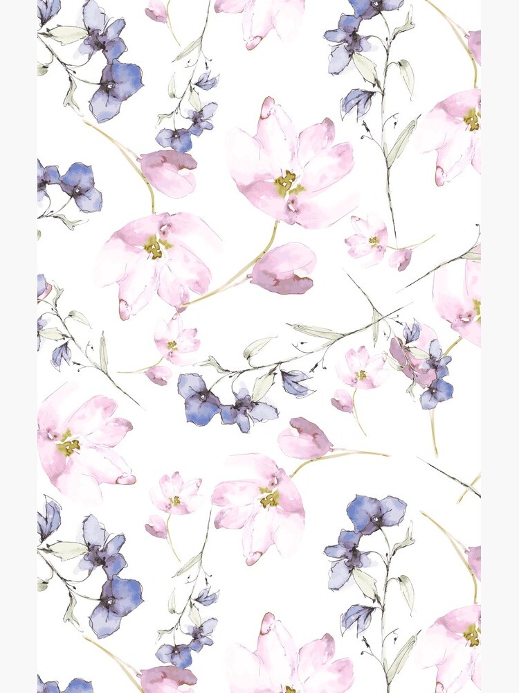 watercolor flowers by welallmwel