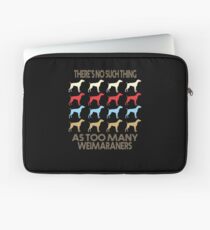 Weimaraner Dog Retro 1970's Style Laptop Sleeve