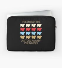 Pekingese Dog Retro 1970's Style Laptop Sleeve