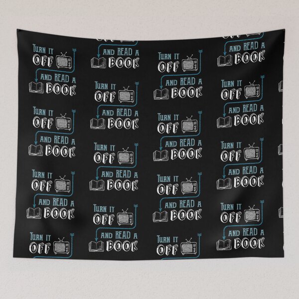 Item preview, Turn off the TV and read a book! | Readers | Bookrebels | Reading | Book lovers designed and sold by Bookrebels.
