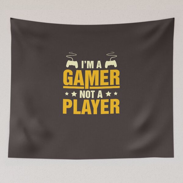 Item preview, Gamer Not A Player | Video Game Pun | Cheater Geek designed and sold by VH-Gekko.