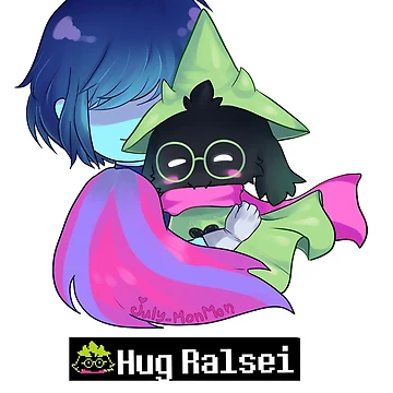Artwork thumbnail, Hug Ralsei by July-MonMon