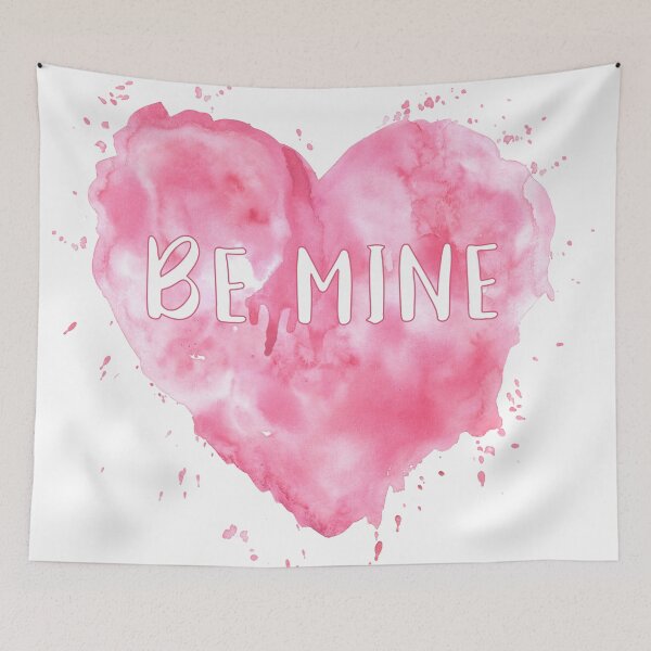 Item preview, Watercolor Heart Be Mine designed and sold by Jean Plout.