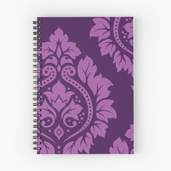 Item preview, Decorative Damask Art I Light on Dark Plum designed and sold by NataliePaskell.