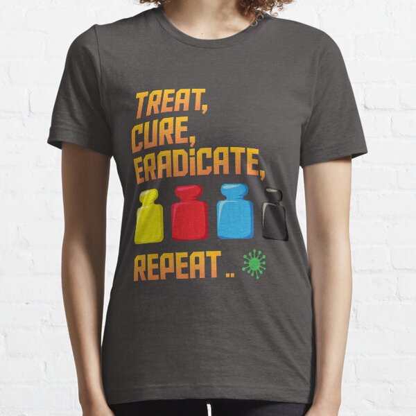 Pandemic Treat, Cure, Eradicate, Repeat Board Game Graphic - Tabletop Gaming Essential T-Shirt