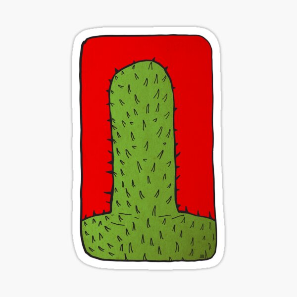 Prickly Cactus Sticker