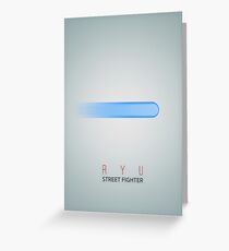 Street Fighter - Ryu Greeting Card