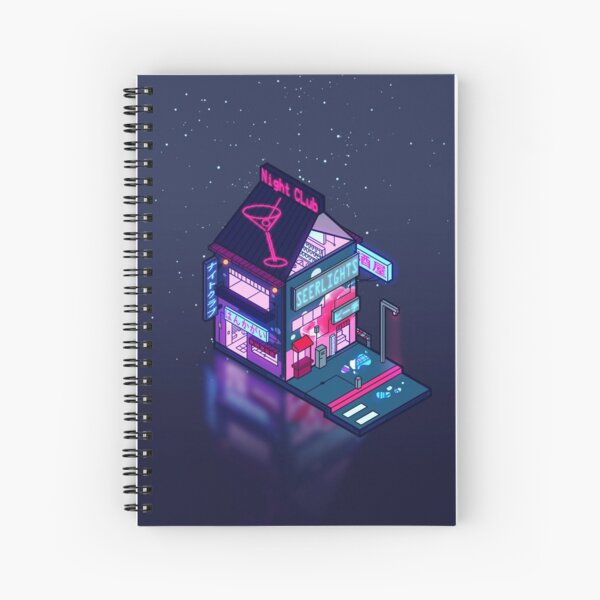 Boisson Peach Cyberpunk Cahier à spirale