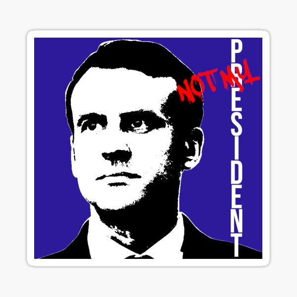 Sticker de Pieero75 sur lhomme gosse 1010 macron faceapp bg