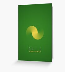 Street Fighter - Guile Greeting Card