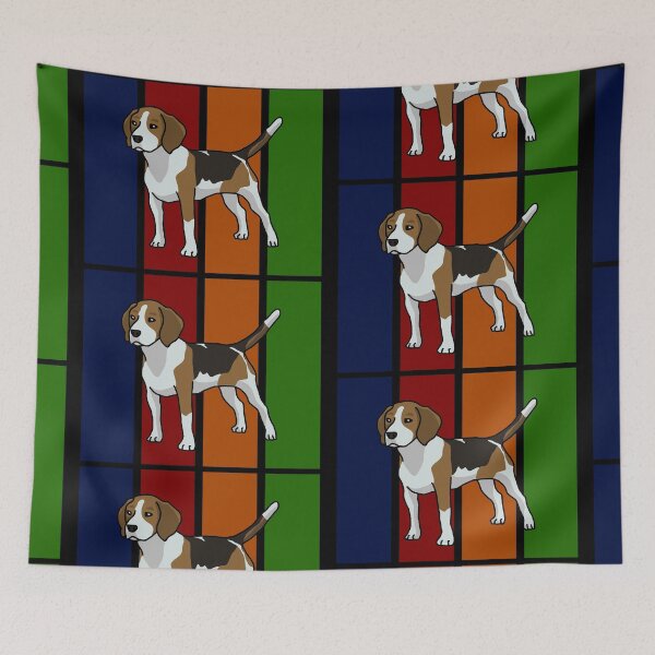 Item preview, Beagle, dog, cartoon, drawing designed and sold by nijess.