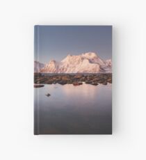 Lyngenalps by Moonlight Hardcover Journal