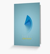Street Fighter - Chun Li Greeting Card