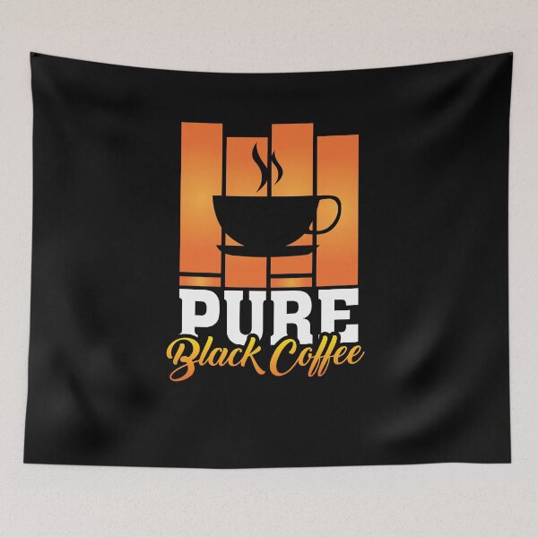 Item preview, Black Coffee Pure Caffeine Addict Hot designed and sold by VH-Gekko.