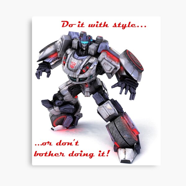 Autobot Jazz Canvas Print