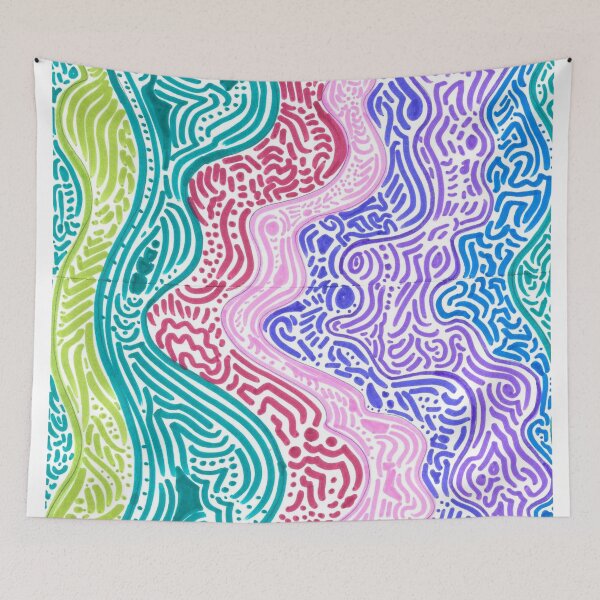 Item preview, Rivers of Rhythm designed and sold by ZoeN-P.