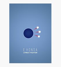 Street Fighter - E. Honda Photographic Print