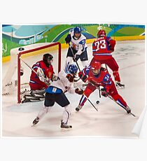 Vancouver 2010: Women's Hockey Action Poster