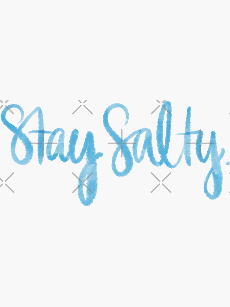 Thumbnail 3 of 3, Sticker, Stay Salty designed and sold by steezytees.