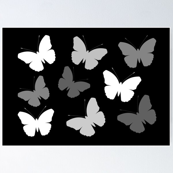 Item preview, Monochrome Butterflies designed and sold by NataliePaskell.